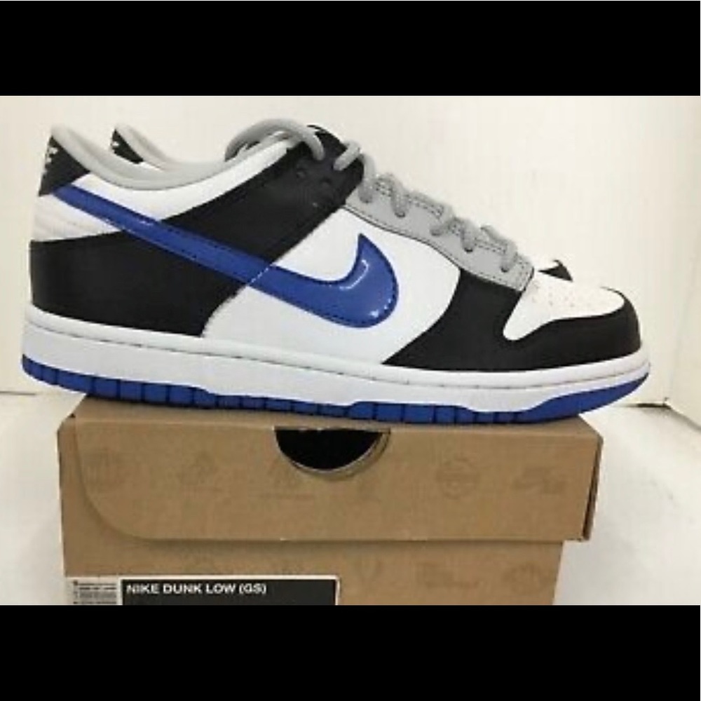 Nike Dunk Low (GS) white/black/royal